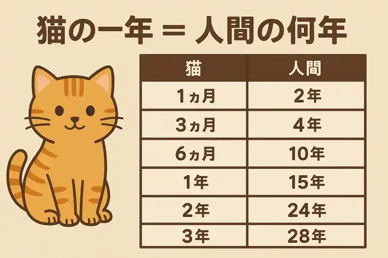 Is a cat's year equivalent to several human years? — An animal expert explains the scientific conversion of cat age.